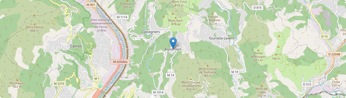 Aspremont - Carte