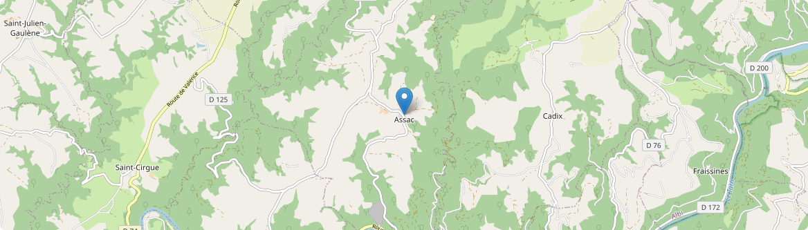 Assac - Carte