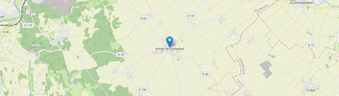 Assais-les-Jumeaux - Carte