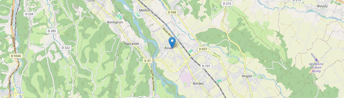 Assat - Carte