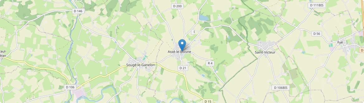 Assé-le-Boisne - Carte