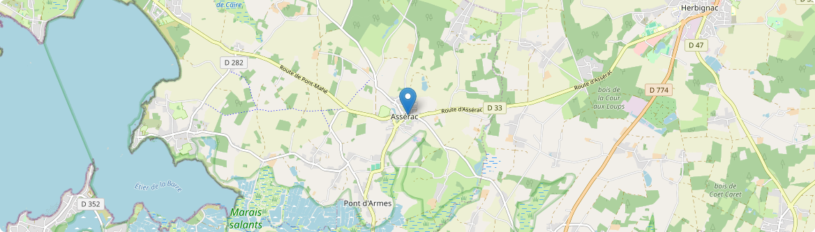 Assérac - Carte