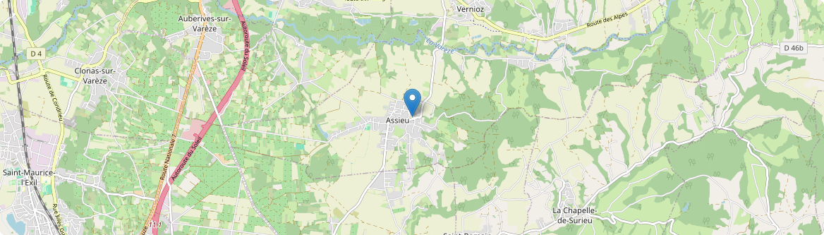 Assieu - Carte