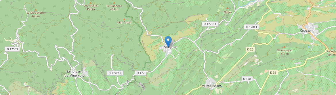 Assignan - Carte