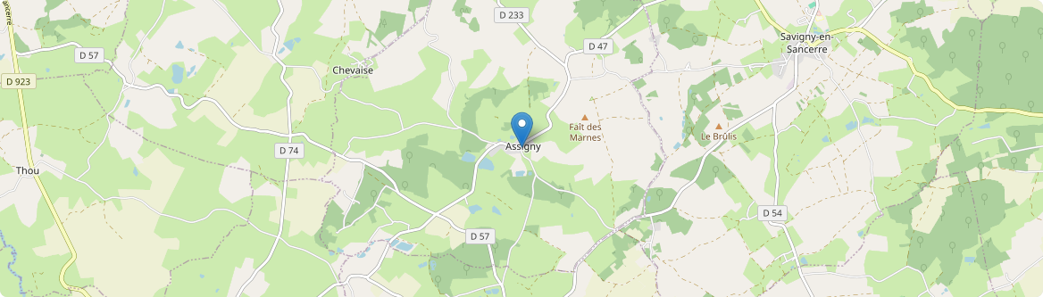 Assigny - Carte