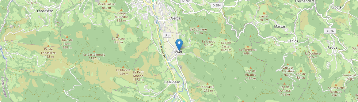 Asté - Carte