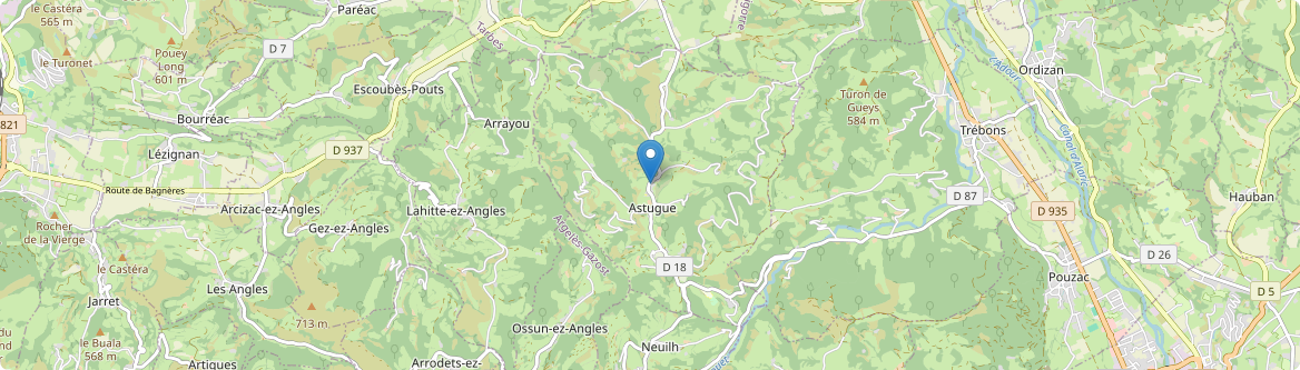 Astugue - Carte