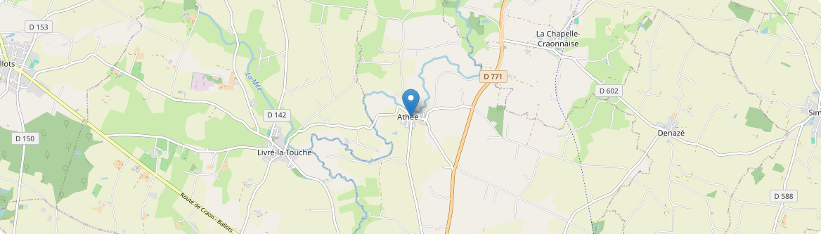 Athée - Carte
