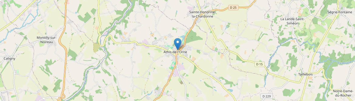 Athis-Val de Rouvre - Carte