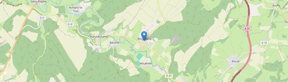 Attignéville - Carte