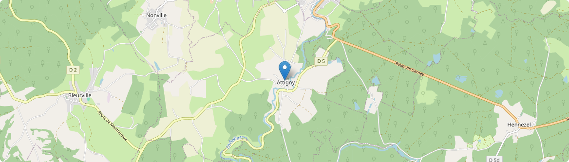 Attigny - Carte