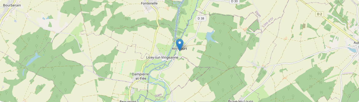 Attricourt - Carte