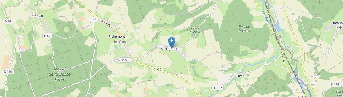 Aubéguimont - Carte