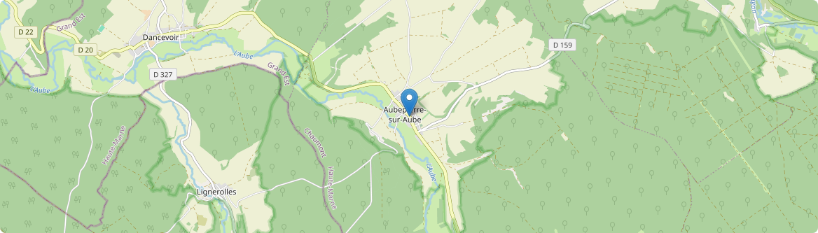 Aubepierre-sur-Aube - Carte