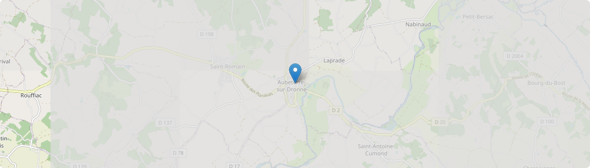 Aubeterre-sur-Dronne - Carte