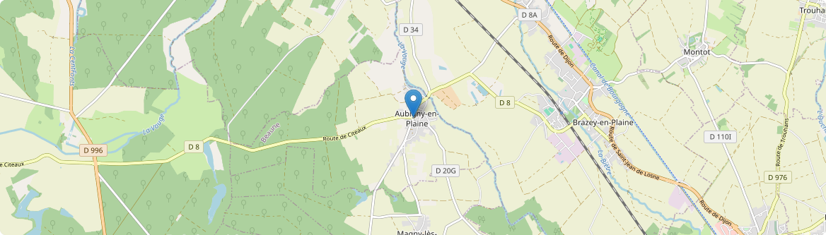 Aubigny-en-Plaine - Carte