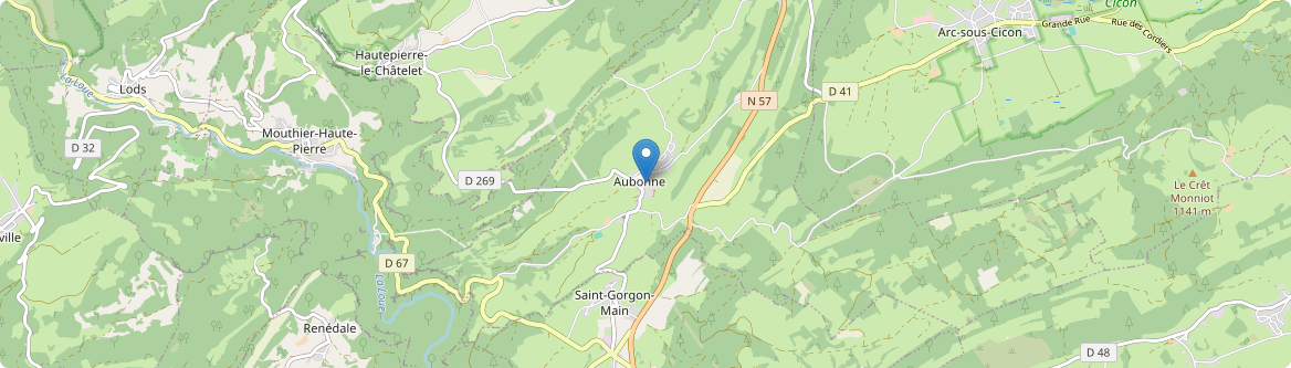 Aubonne - Carte