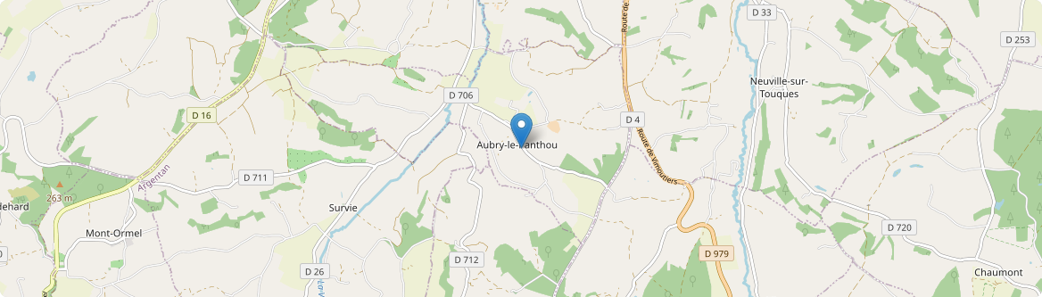 Aubry-le-Panthou - Carte