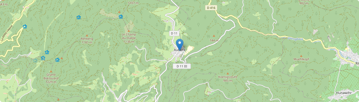 Aubure - Carte