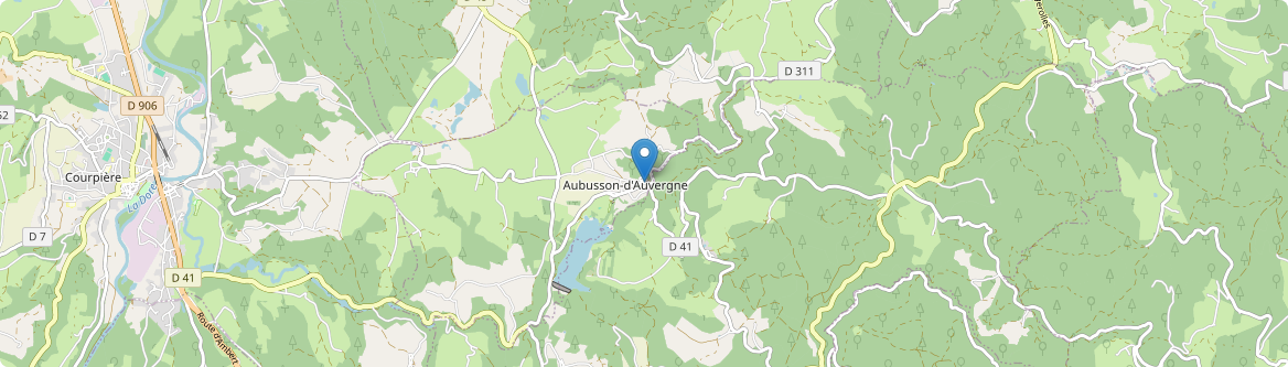 Aubusson-d'Auvergne - Carte