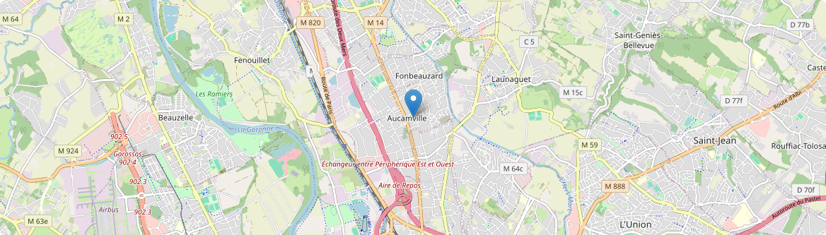 Aucamville - Carte