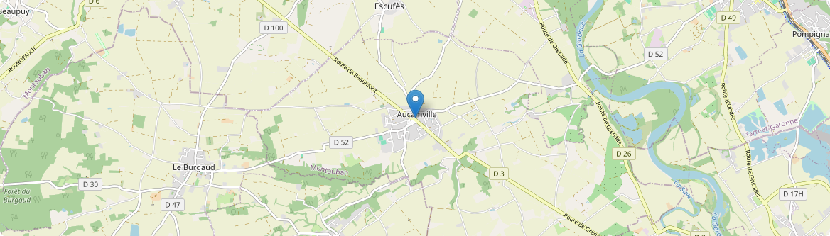 Aucamville - Carte