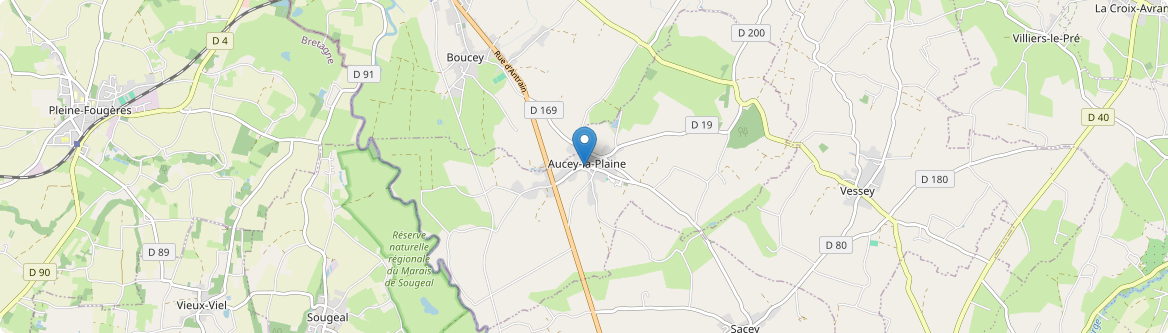 Aucey-la-Plaine - Carte