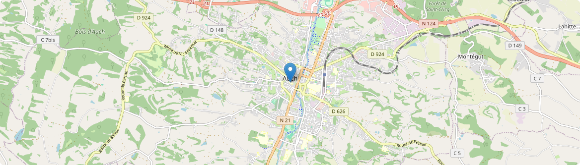 Auch - Carte