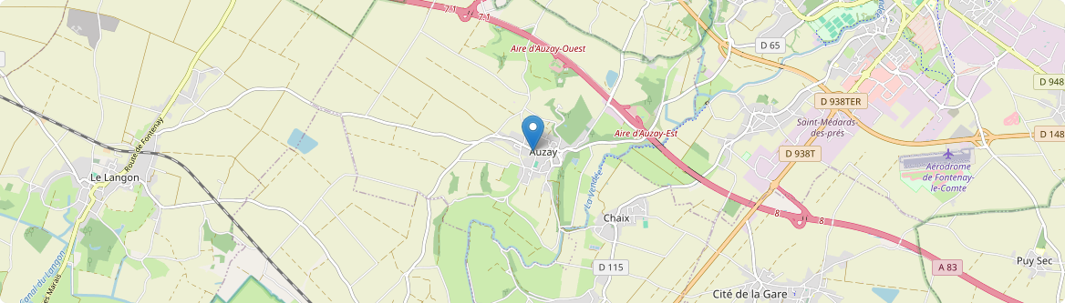 Auchay-sur-Vendée - Carte