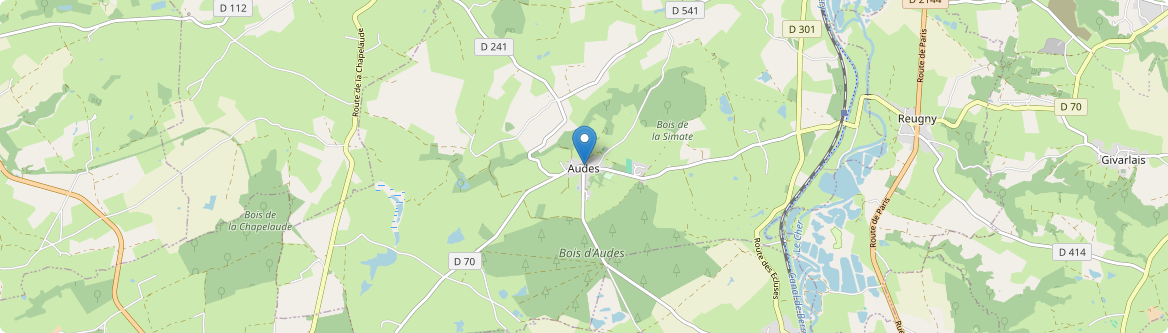 Audes - Carte