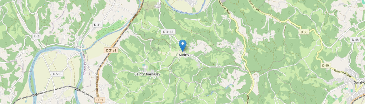 Audrix - Carte