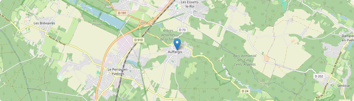 Auffargis - Carte