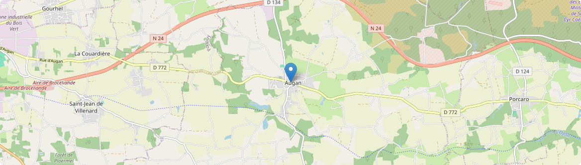 Augan - Carte