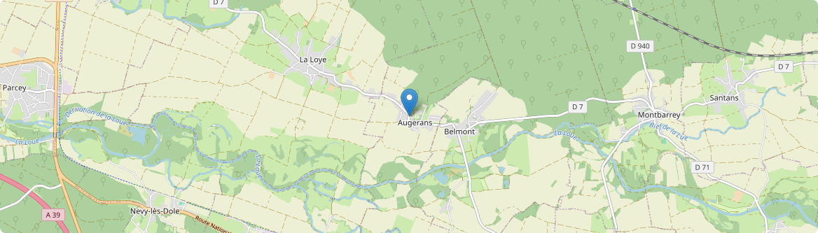 Augerans - Carte
