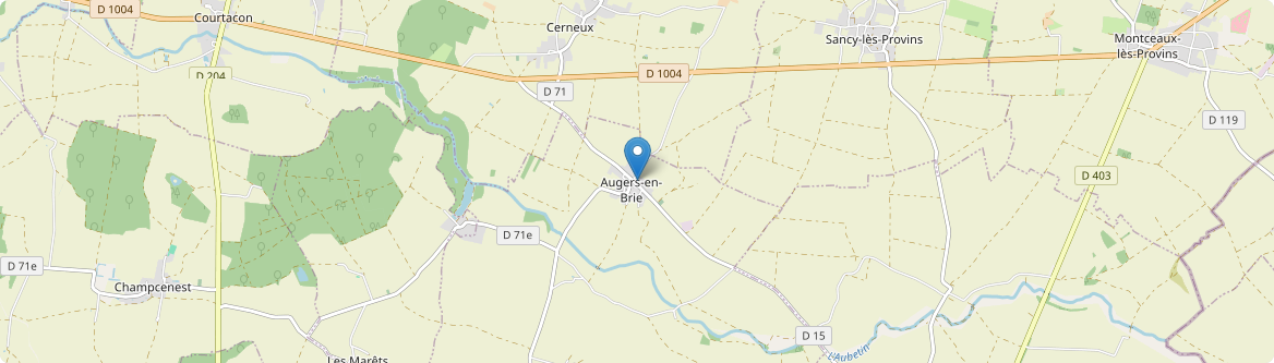 Augers-en-Brie - Carte