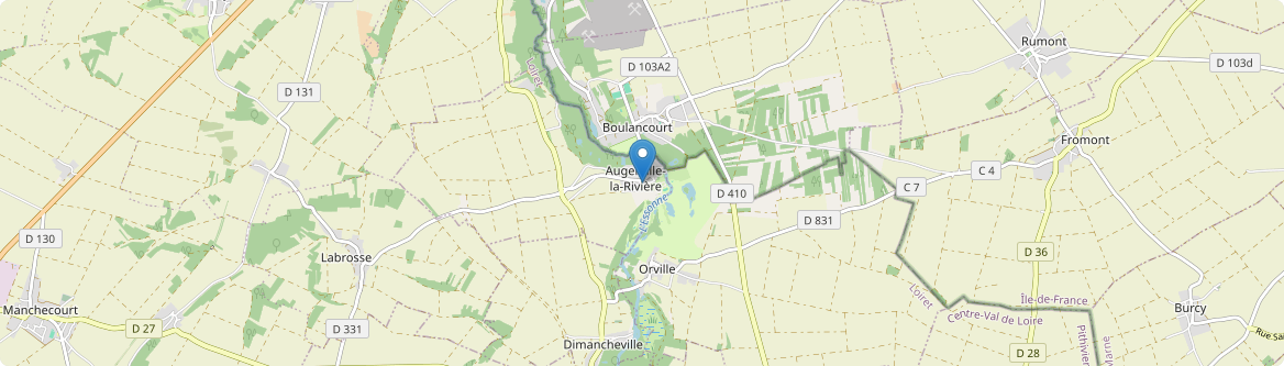 Augerville-la-Rivière - Carte