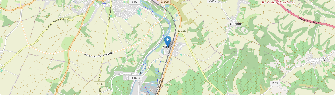 Augy - Carte