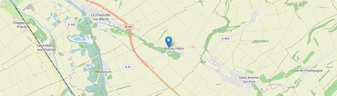 Aulnay-l'Aître - Carte