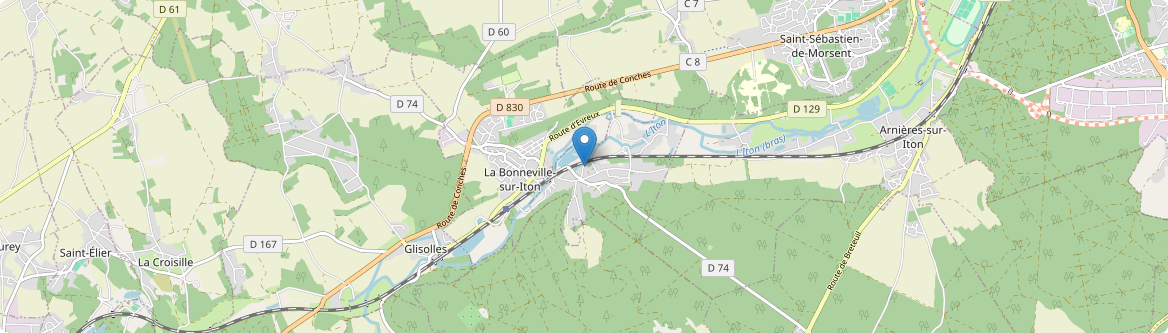 Aulnay-sur-Iton - Carte