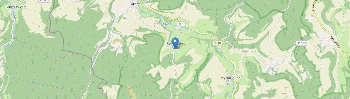 Aulnoy-sur-Aube - Carte