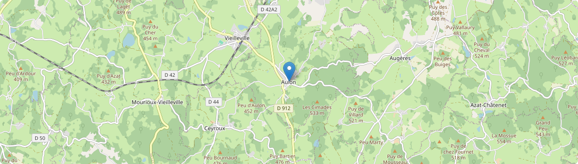 Aulon - Carte
