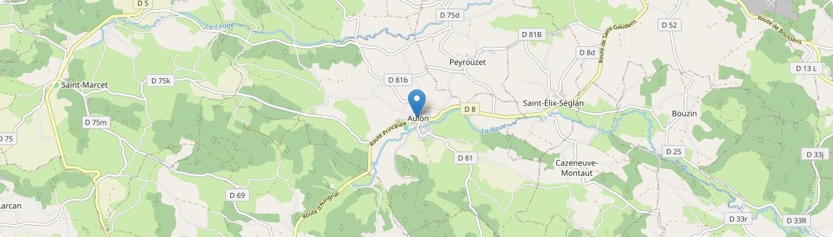 Aulon - Carte