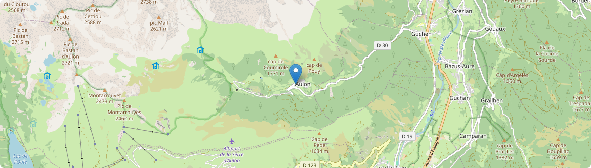 Aulon - Carte