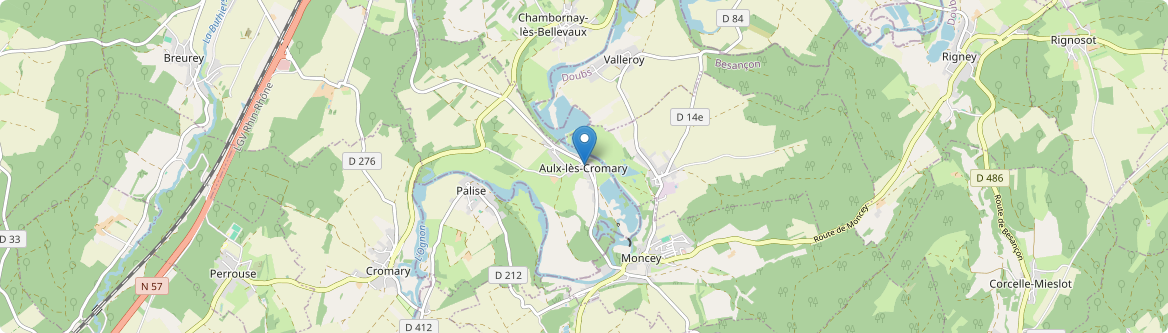 Aulx-lès-Cromary - Carte