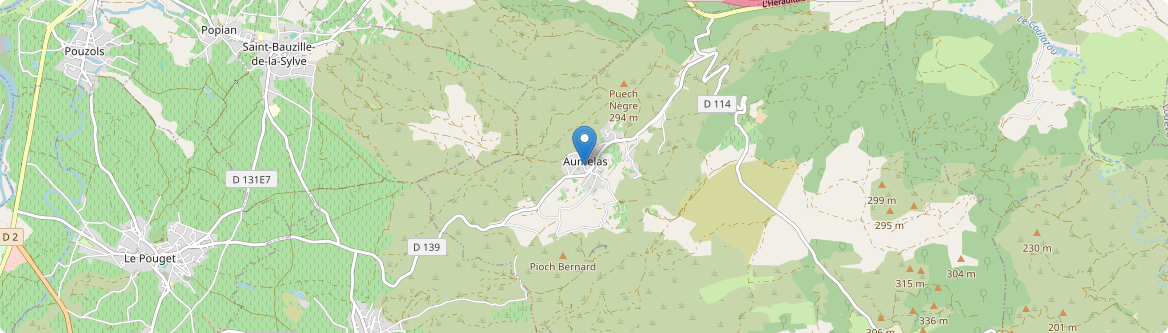 Aumelas - Carte