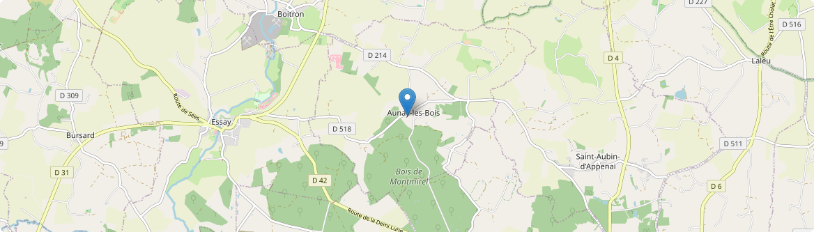 Aunay-les-Bois - Carte