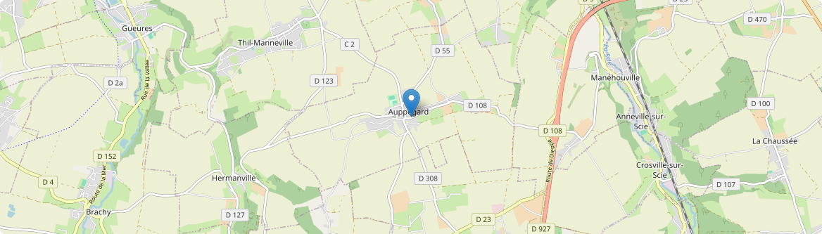 Auppegard - Carte