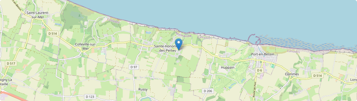 Aure sur Mer - Carte