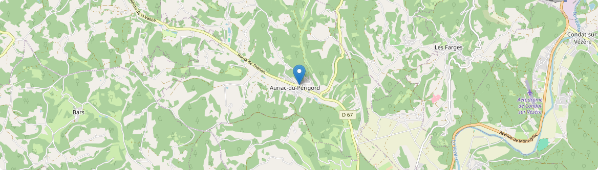 Auriac-du-Périgord - Carte