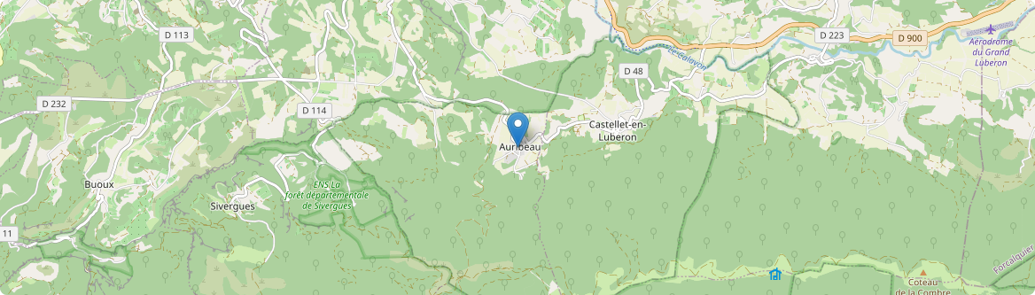 Auribeau - Carte